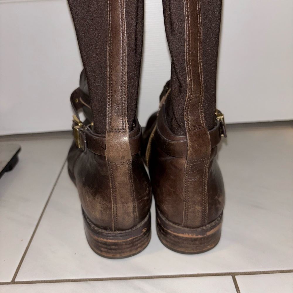 Michael Kors Dark Brown Over the Knee Boots - Picture 11 of 15
